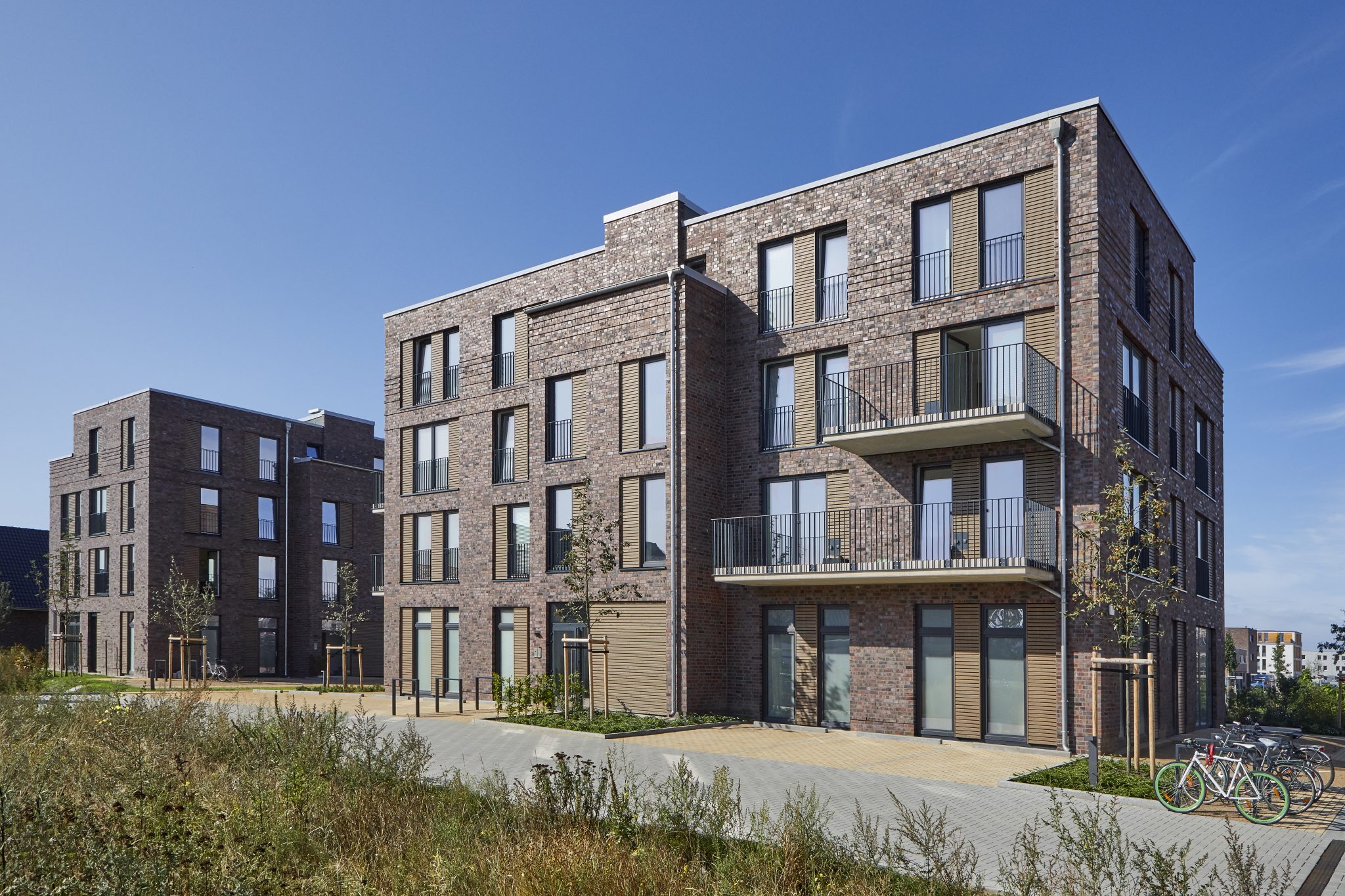 Residential development on the Quartiersplatz in HamburgNeugraben Kassens Bau
